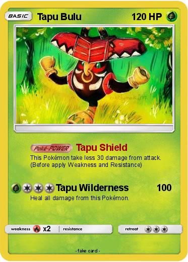 Pokemon Tapu Bulu