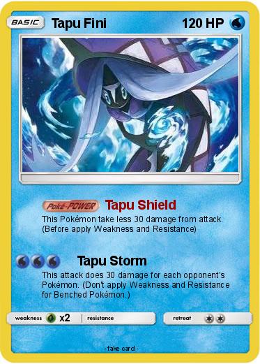 Pokemon Tapu Fini