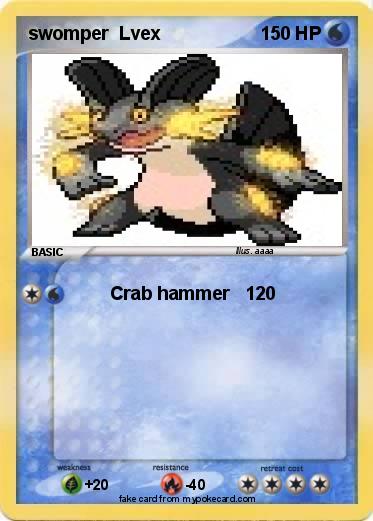 Pokemon swomper  Lvex