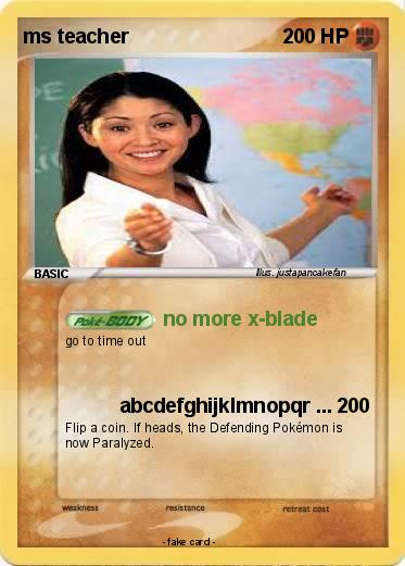 Pokemon ms teacher
