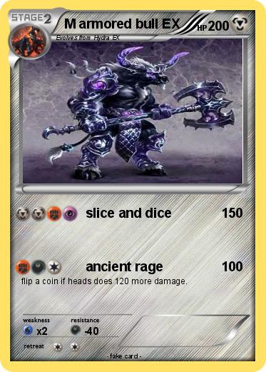 Pokemon M armored bull EX