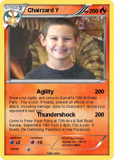 Pokemon Chairzard Y