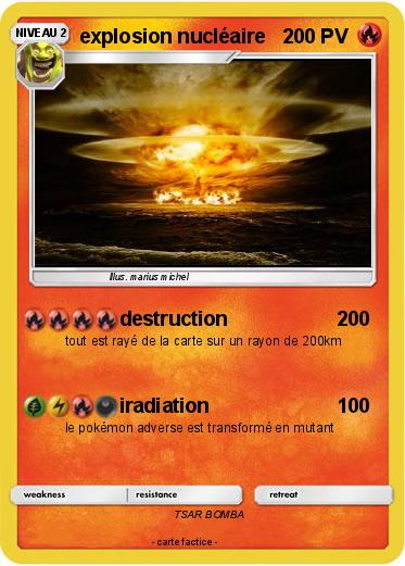 Pokemon explosion nucléaire
