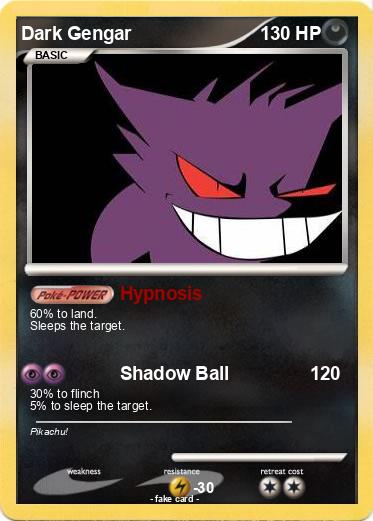 Pokemon Dark Gengar