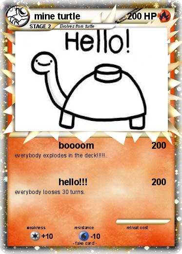 Pokemon mine turtle