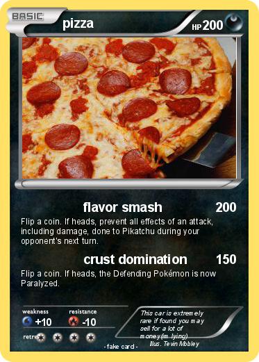 Pokemon pizza