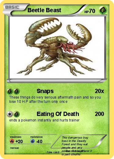 Pokemon Beetle Beast