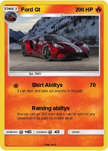 Pokemon Ford Gt