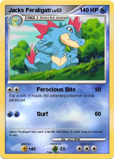 Pokemon Jacks Feraligatr