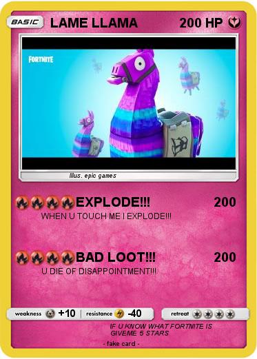 Pokemon LAME LLAMA