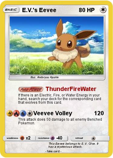 Pokemon E.V.'s Eevee