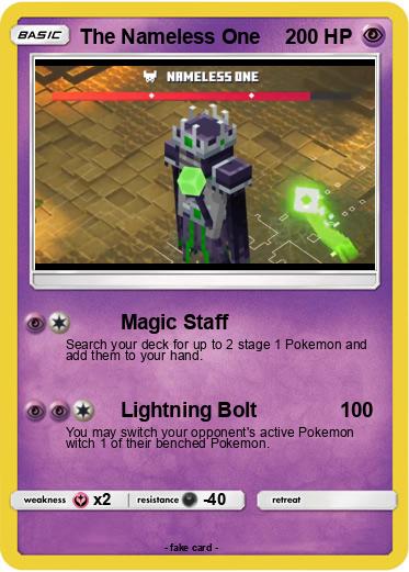 Pokemon The Nameless One