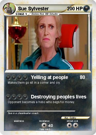Pokemon Sue Sylvester