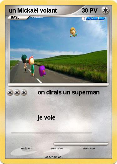 Pokemon un Mickaël volant