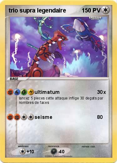 Pokemon trio supra legendaire 