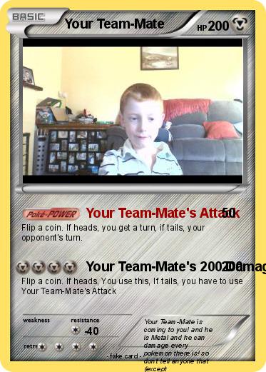Pokemon Your Team-Mate