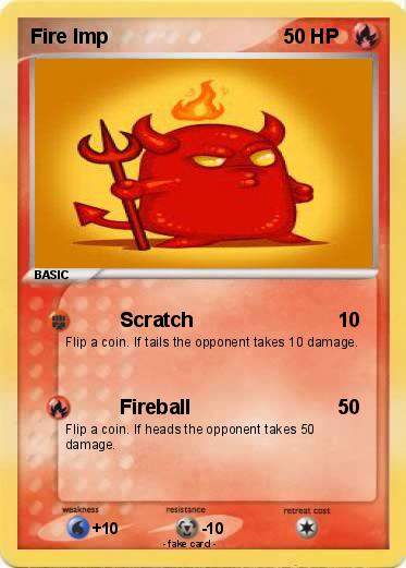 Pokemon Fire Imp