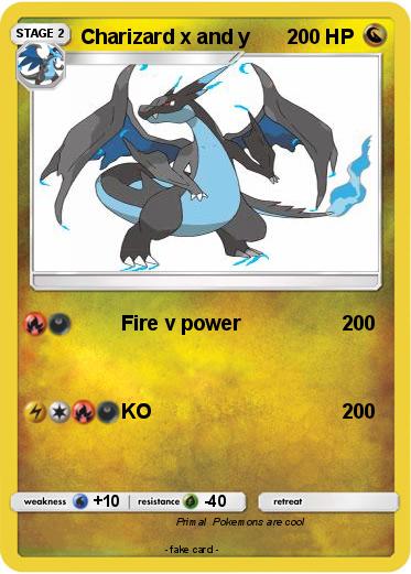 Pokemon Charizard x and y