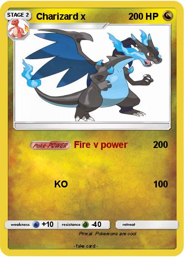 Pokemon Charizard x