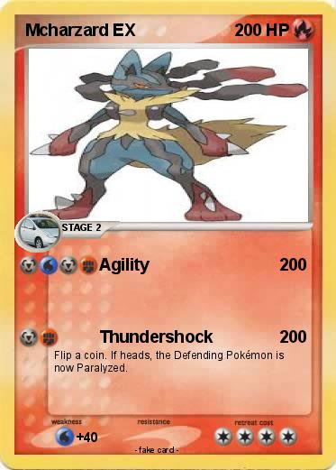 Pokemon Mcharzard EX