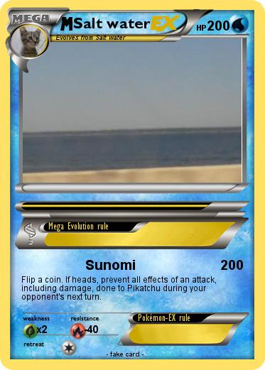 Pokemon Salt water