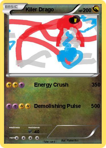 Pokemon Kiler Drago