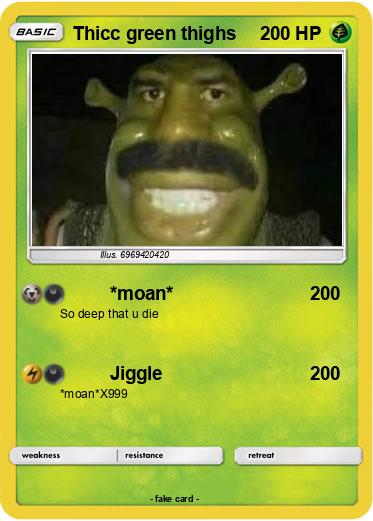 Pokemon Thicc green thighs