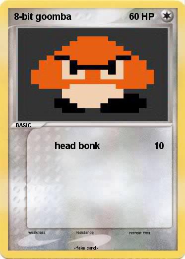 Pokemon 8-bit goomba