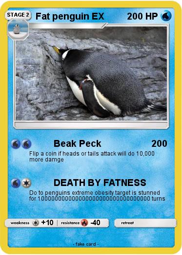 Pokemon Fat penguin EX