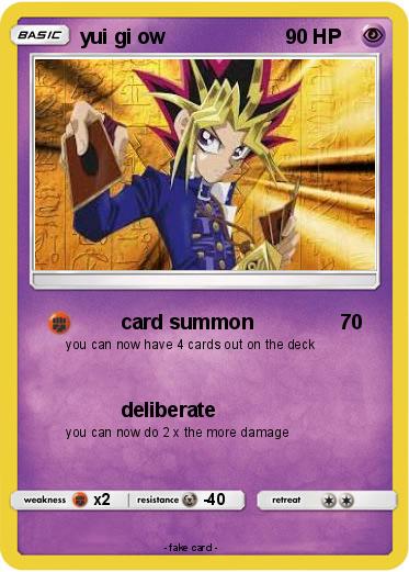 Pokemon yui gi ow