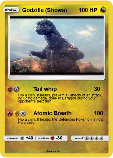 Pokemon Godzilla (Showa)