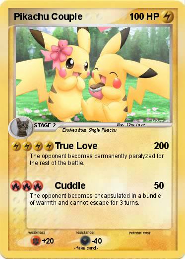 Pokemon Pikachu Couple