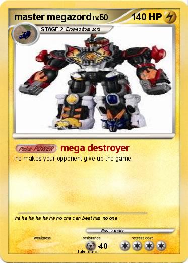 Pokemon master megazord
