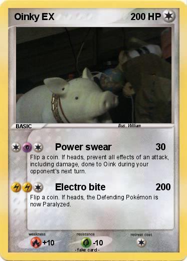 Pokemon Oinky EX