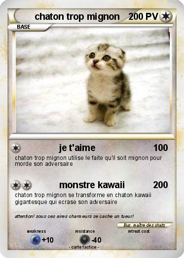 Pokemon chaton trop mignon