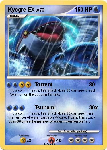 Pokemon Kyogre EX