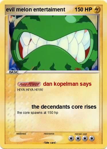 Pokemon evil melon entertaiment