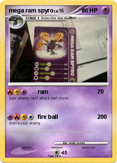 Pokemon mega ram spyro