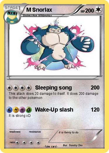 Pokemon M Snorlax