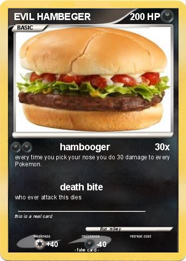 Pokemon EVIL HAMBEGER