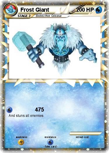 Pokemon Frost Giant