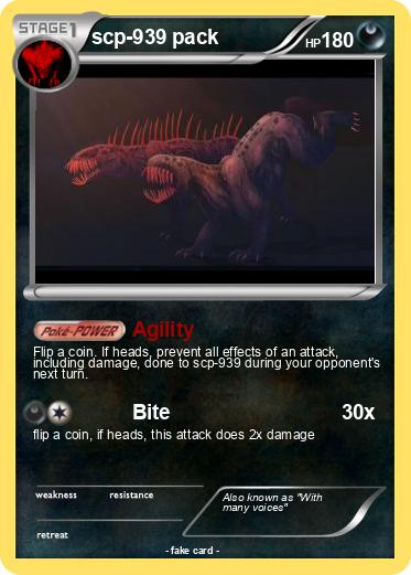 Pokemon scp-939 pack