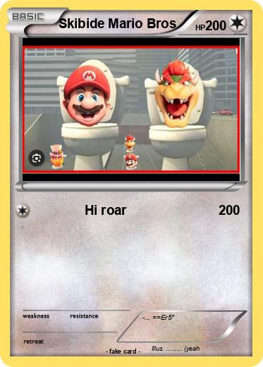 Pokemon Skibide Mario Bros