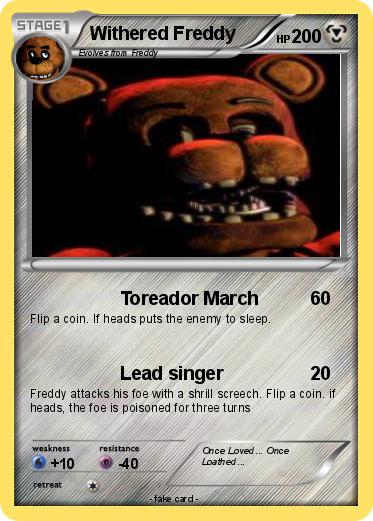 Pokemon Withered Freddy