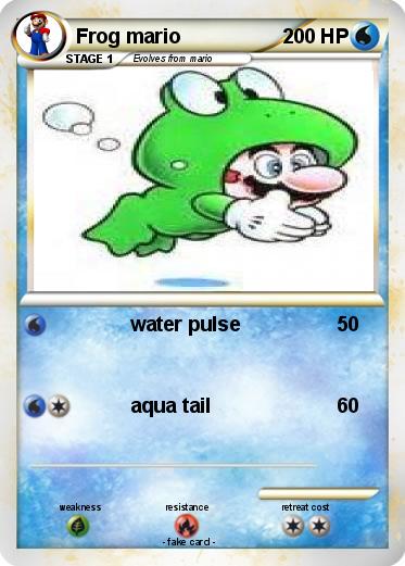 Pokemon Frog mario