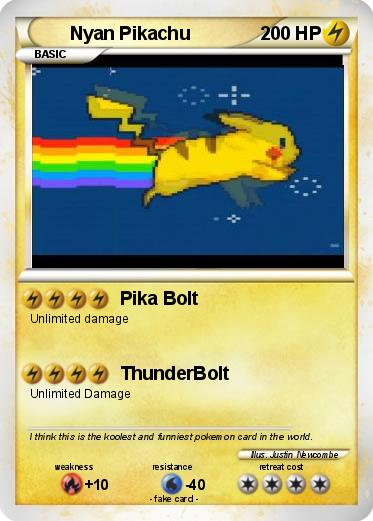 Pokemon Nyan Pikachu