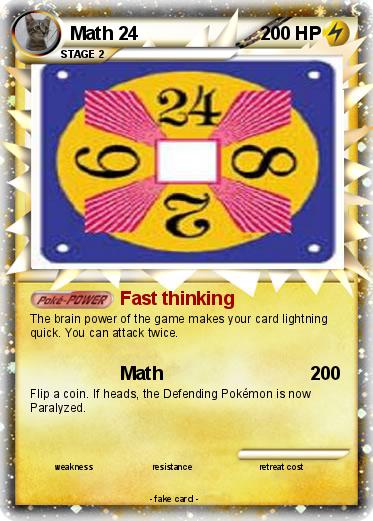 Pokemon Math 24