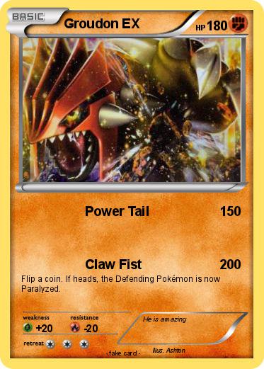 Pokemon Groudon EX