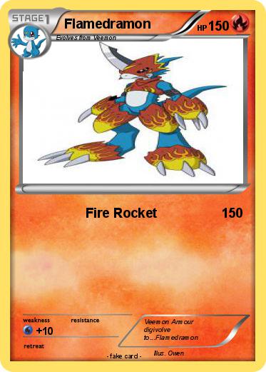 Pokemon Flamedramon