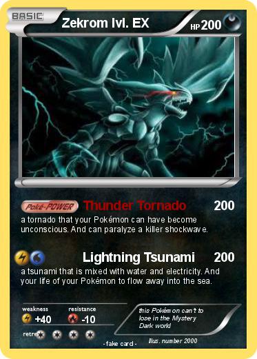 Pokemon Zekrom lvl. EX